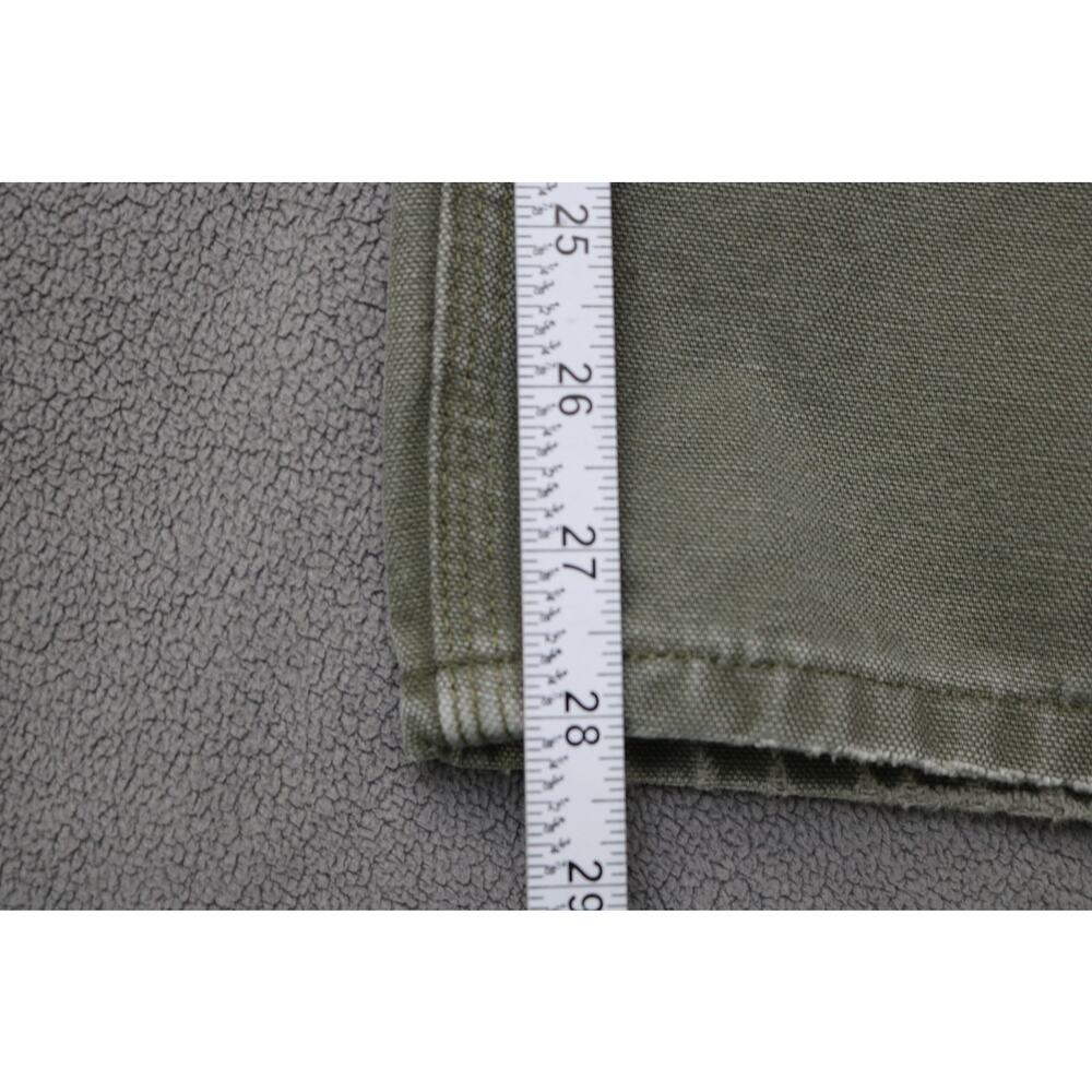 CARHARTT B11 Pants Mens 36x30 Moss Green Washed Duck Carpenter Loose Original - Picture 6 of 15